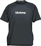 iAnime Men's Tee Shirt 3XL-Black