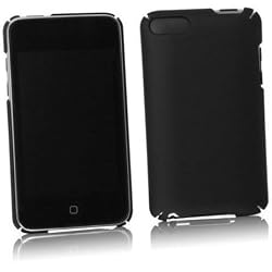SF Planet&reg; Apple iPod Touch 2nd Gen Black Back Snap-On Slim Rubberized Cover Hard Case Protector