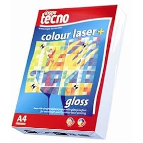 100 feuilles DIN A4 250g/m� papier photo brillant SUPER (Super High Glossy) pour les imprimantes laser