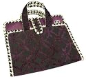 Plum Crazy Fabric Book and Bible Cover