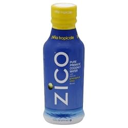 ZICO Pure Premium Coconut Water, Pineapple, 14-Ounce Bottles (Pack of 12)