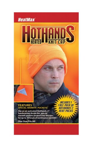 Childrens Toyshop  Sporting Goods : Heatmax Heated Knit Cap Orange