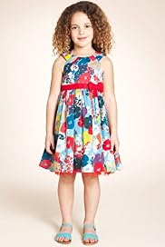 Autograph Pure Cotton Floral & Bow Dress