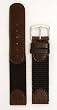 Men's Swiss Army Style Watchband - Color Brown Size: 20mm Watch Band