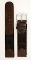 Men's Swiss Army Style Watchband - Color Brown Size: 20mm Watch Strap
