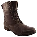 Womens Lace Up Military Style Boots