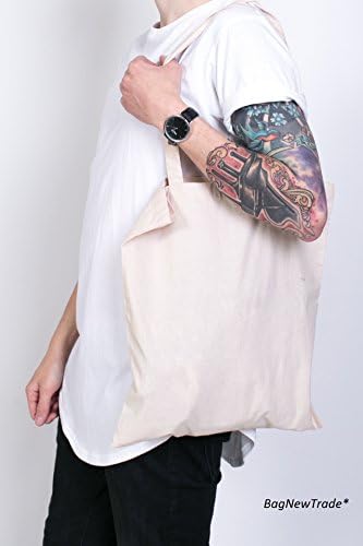 Set of 25- Reusable Cotton Tote Bag Lightweight Ideal For Daily Use School Beach Shopping Wedding Art Craft Paint (Natural)