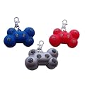PK Green Bone Shaped LED Light For Pets Dogs Cats - 6 LEDs / Dog Tag / Collar Keyring / Night Light
