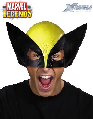  X-Men: Wolverine Adult Vinyl Half-Cap Mask
