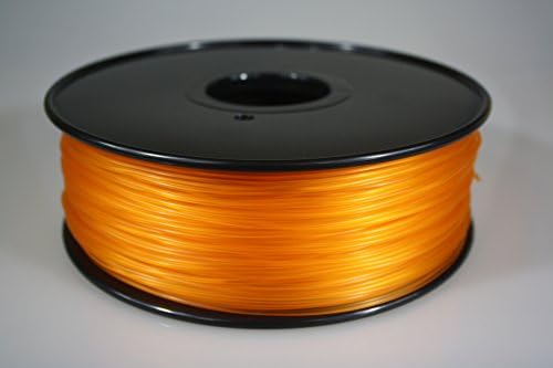 Filament Innovations 3D Printer Filament - Transparent - Orange 1.75mm ABS - 1KG