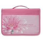 Let All Creation Rejoice Pink Canvas Bible Cover - Large by Large