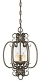 World Imports Lighting 5073-63 Sheffield 3-Light Foyer Lantern, French Bronze