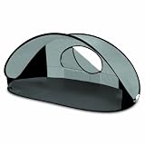 Picnic Time Manta Portable Pop-Up Sun/Wind Shelter, Gray