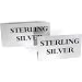 4 Sterling Silver Signs Showcase Countertop Displays
