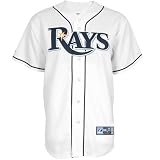MLB Tampa Bay Rays Youth Short Sleeve 6 Button Synthetic Replica Jersey