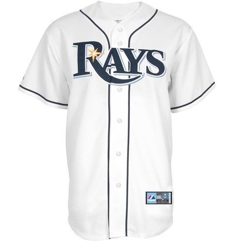 MLB Tampa Bay Rays Youth Short Sleeve 6 Button Synthetic Replica Jersey
