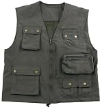Max Fuchs Outdoor Weste, schwarz, Microfaser