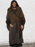 MAGNIFICENT FISHER FUR COAT sz10 #3107 Best Buy MAGNIFICENT FISHER FUR COAT sz10 #3107 Best Buy