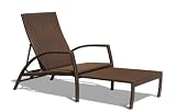 Sunlounger Java Brown Riviera