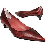 Quai D'Orsay Metallic Cherry Leather Low-heel Pump Shoes 6.5 US | 4 UK | 37 EU