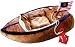 Boat Dog Bed with Anchor Toy - 32 x 18 for Small Dogs