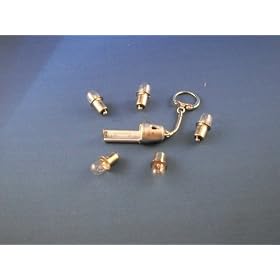 18 Volt Krypton Bulb 5 Pack with Bonus Battery Tester Keychain