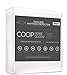 Coop Home Goods Ultra-Tech Waterproof Mattress Protector Twin, Smooth Top Mattress Pad, Waterproof Cover, Up to 18 Inches Deep, Machine Washable, Noiseless Comfort, Twin (39x75)