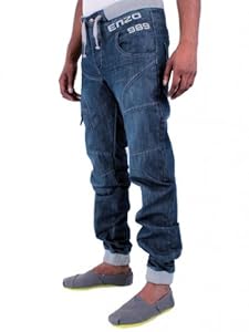 enzo cuffed jeans