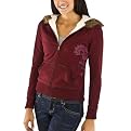 Mossimo Supply Co. Juniors Fur Lined Hoodie - Valiant Burgundy