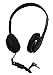 Small Stretchable Headphone Covers - Black - Bag of 100 - fits most standard-size headphones and headsets