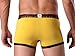 99extra Underwear,4 Color Men's Bamboo Fiber Low Rise Skinny Boxer Briefs
