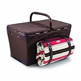 Picnic Time Pioneer Picnic Basket, Moka