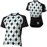 Twin Six Argyle 3 4 Zip Short-Sleeve Cycling Jersey - Women's at Twin Six