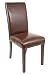 Parsons Chair with Brown Vinyl - BT-350-BRN-VINYL-GG