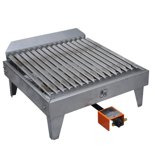 inox barbecue pierre de lave