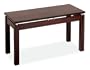 4pc Dark Wood Queen Size Bed Set w/Night Stand & Dresser
