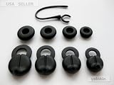 9 Replacement Parts KIT for ERA Smokescreen 4 Earbuds Gels - 4 Spouts and 1 Earloop Hook Aliph Jawbone ERA Bluetooth Headset