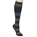 Sockwell Women's Chevron Graduated Compression Socks, Dark Charcoal - Medium/Large