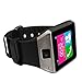 LeFun(TM) Gear Bluetooth Smart Watch Wrist Phone Cell Phone Watch Phone Mate For Android (Full functions) Samsung S3/S4/S5/Note 2/Note 3/Note 4 HTC Sony LG and iPhone 5/5C/5S/6/6 Plus (Partial functions)(Black)