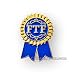 from CoinsandPins Geocaching First To Find Blue Rosette Pin Badge For your Geocaches