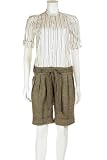 BCBG MaxAxria Women's Manila Stripe Belted Short Romper Jumpsuit, Small