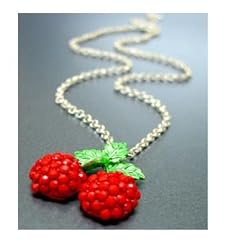 Cherry Necklace Pinup Girl Cherry Love Necklace