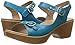 Dansko Women's Joanie Capri Blue Wedge Sandal