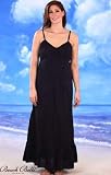 Beach Belle Black Maxi Dress Cover Up - Women's Swimsuit Plus Size Swimsuit