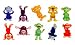 Funny Monkey Figures - Tiny Plastic Monkey Figures - 20 Party Favors