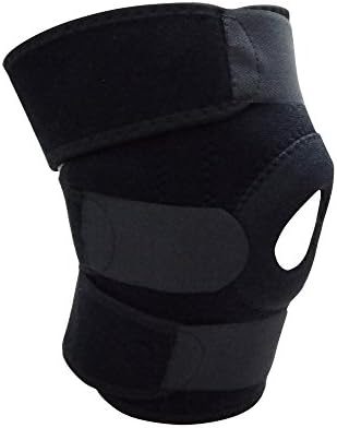 Adjustable Breathable Ultra light Knee Brace with Spring Steel Stays , right left Knee Brace Support Dual Stabilizers &amp; Open Patella ,for ACL Meniscus Tear Injury Recovery