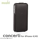 moshi concerti [コンチェルティ] for iPhone 4/4S Metallic Black（ブラック）