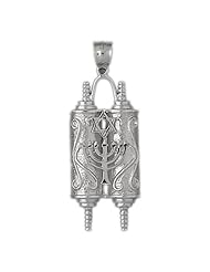 Clevereves 14K White Gold Pendant Jewish 8.6 - Gram(s)