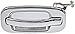 Dorman 91132 Rear Driver Side Exterior Door Handle Compatible with Select Chevrolet / GMC Models, Chrome