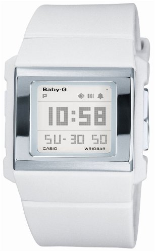 Buy Casio Baby-G Square - White - World Time - Auto LED Light - Changeable Display by Casio